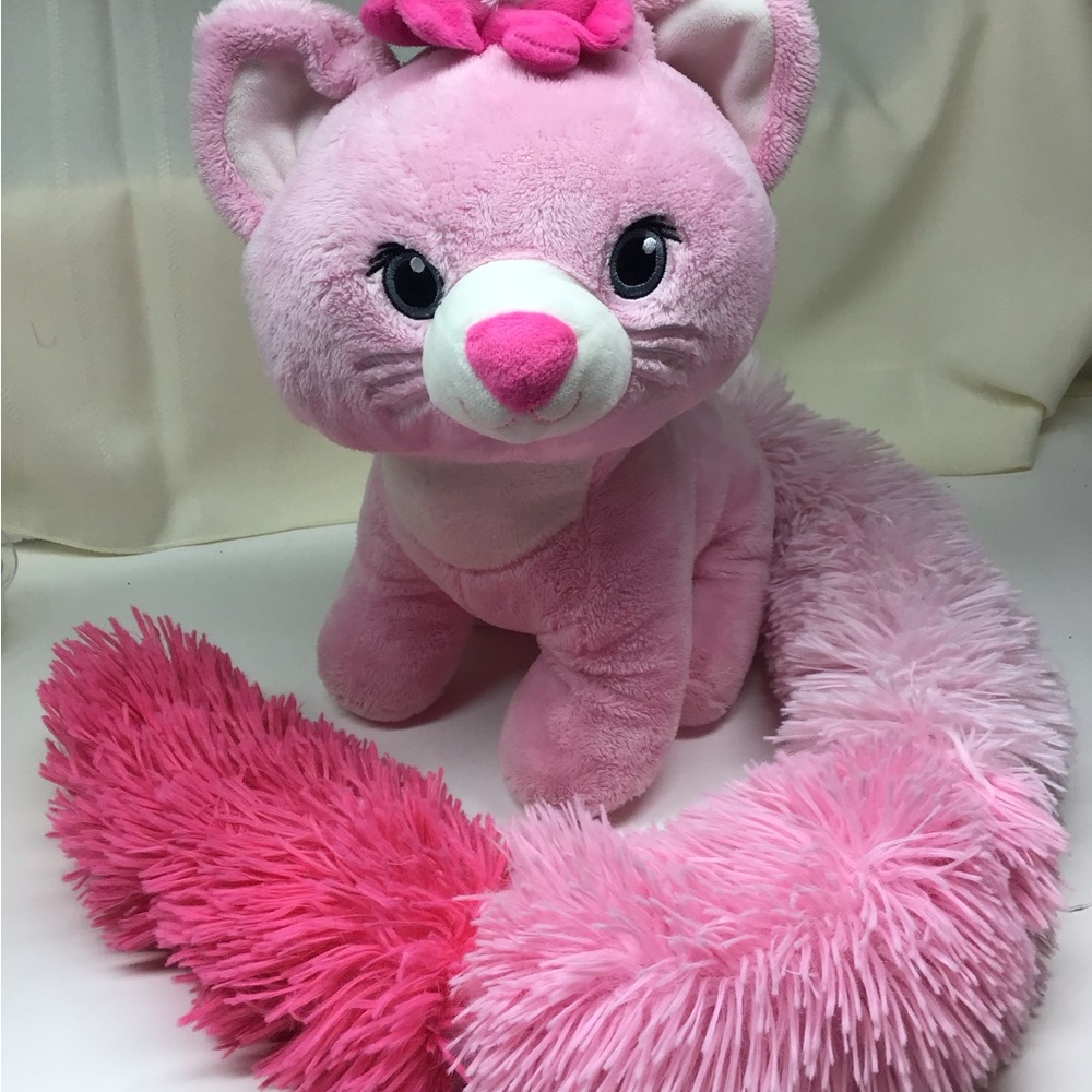 GUND BEAUTIFURTAILS PINK CAT PLUSH